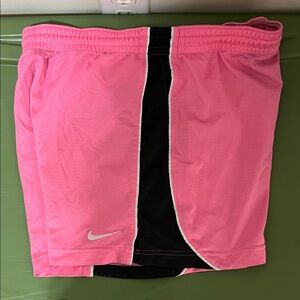 Nike Pink and Black Athletic Shorts Lightweight Training